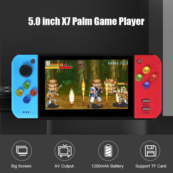 5.0 inch color screen retro handheld game player for psp fc nes games built in battery support tf card
5.0 inch color screen retro handheld game player for psp fc nes games built in battery support tf card