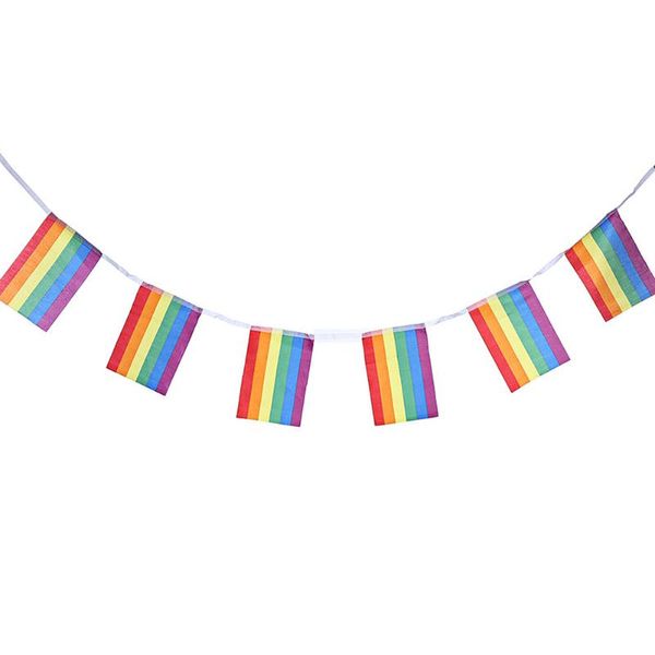 party decoration 5m 20pcs rainbow flag strings colorful peace flags banner lgbt pride lesbian gay right parade hanging normal
party decoration 5m 20pcs rainbow flag strings colorful peace flags banner lgbt pride lesbian gay right parade hanging normal