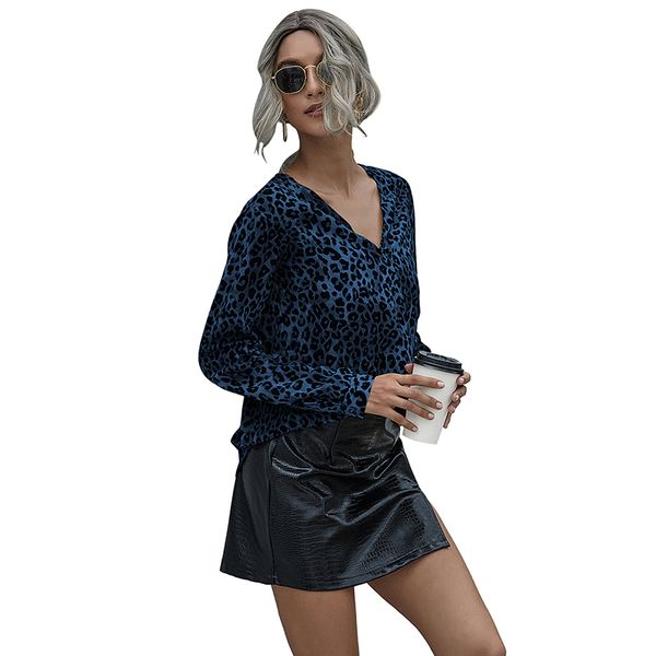 new summer clothing leopard print street vneck longsleeved breathable fashion loose womens chiffon shirt tshirt, White
new summer clothing leopard print street vneck longsleeved breathable fashion loose womens chiffon shirt tshirt, White
