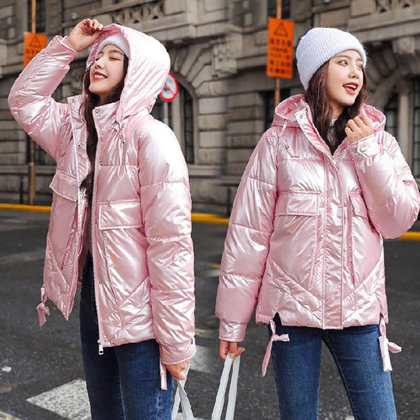 bright face women's short 2020 new winter korean stand collar loose small bread jacket, Black
bright face women's short 2020 new winter korean stand collar loose small bread jacket, Black