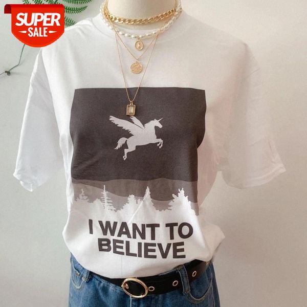 sunfiz YF Fashion New Gift Tee Girl's I Want to Believe Flying Unicorn Cotton Funny T Shirt Women #Ni6r, White
sunfiz YF Fashion New Gift Tee Girl's I Want to Believe Flying Unicorn Cotton Funny T Shirt Women #Ni6r, White