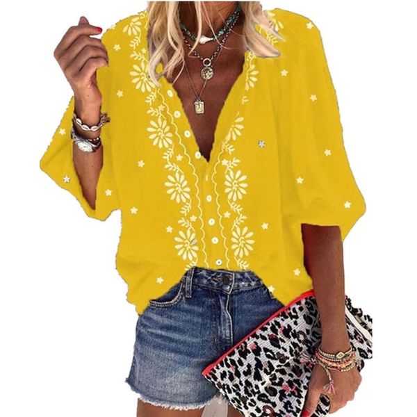 men's casual shirts 2021 plus size women blouse v-neck long sleeve print loose womens wild shirt, White;black
men's casual shirts 2021 plus size women blouse v-neck long sleeve print loose womens wild shirt, White;black