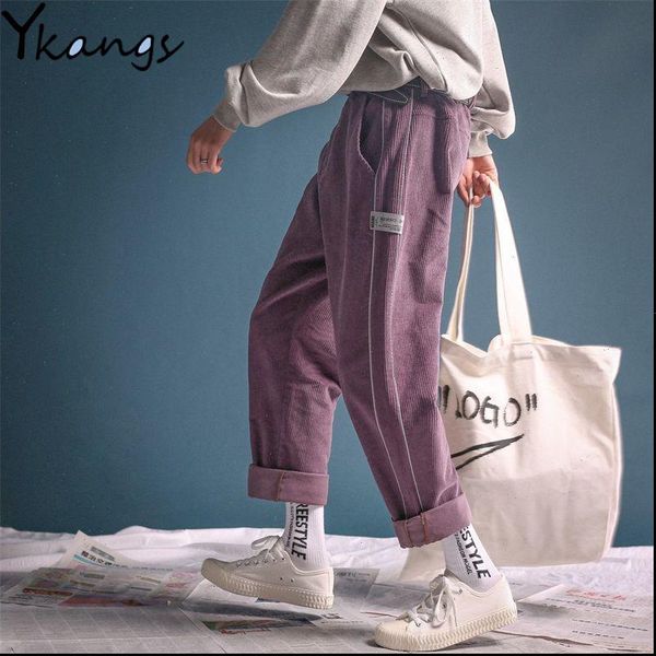 vintage purple solid corduroy loose straight wide leg pants women jogger harem sweatpant korean casual cargo trousers streetwear, Black;white
vintage purple solid corduroy loose straight wide leg pants women jogger harem sweatpant korean casual cargo trousers streetwear, Black;white