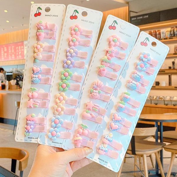 hair accessories 10 pcs/set children cute cartoon fruit ornament clips girls baby lovely sweet barrettes hairpins gift kids, Slivery;white
hair accessories 10 pcs/set children cute cartoon fruit ornament clips girls baby lovely sweet barrettes hairpins gift kids, Slivery;white
