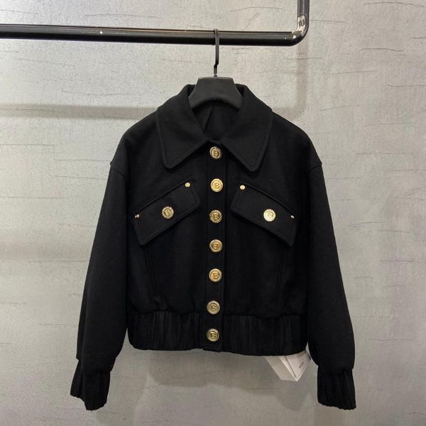 women's jackets 2021fw autumn women black 50% wool jacket female luxury coat outerwear gdnz 10.22, Black;brown
women's jackets 2021fw autumn women black 50% wool jacket female luxury coat outerwear gdnz 10.22, Black;brown