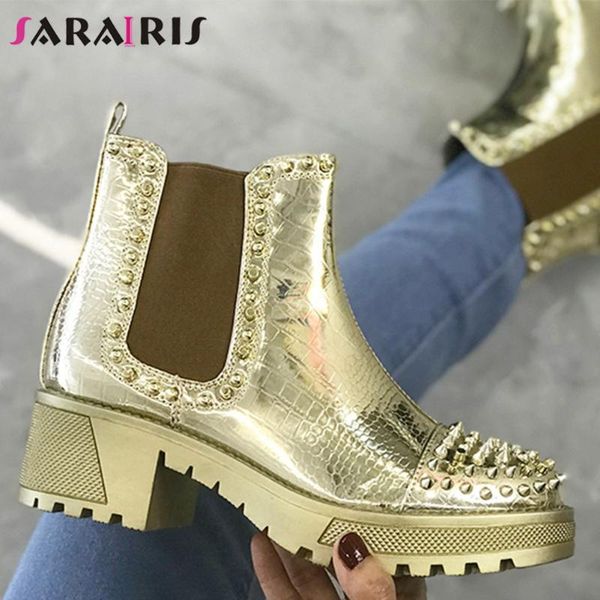 boots sarairis fashion female 2021 autumn street daily ankle women round toe platform chunky heels rivet shoes woman, Black
boots sarairis fashion female 2021 autumn street daily ankle women round toe platform chunky heels rivet shoes woman, Black