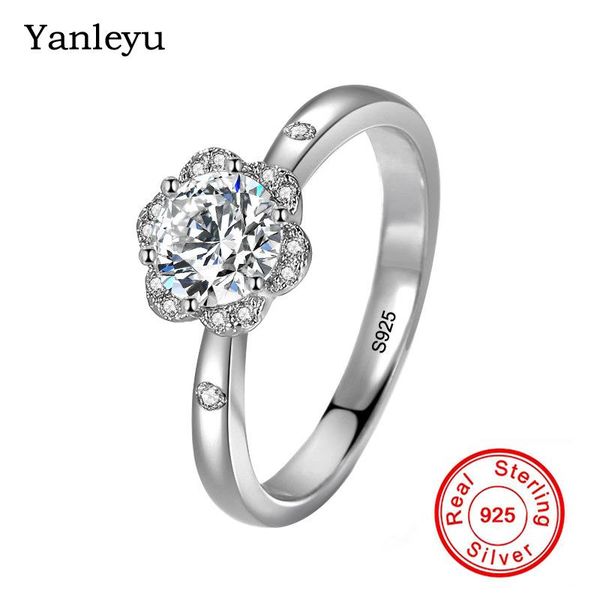 wedding rings yanleyu 1 carat hearts and arrows 5a cubic zirconia diamant for women solid s925 silver engagement jewelry pr354, Slivery;golden
wedding rings yanleyu 1 carat hearts and arrows 5a cubic zirconia diamant for women solid s925 silver engagement jewelry pr354, Slivery;golden