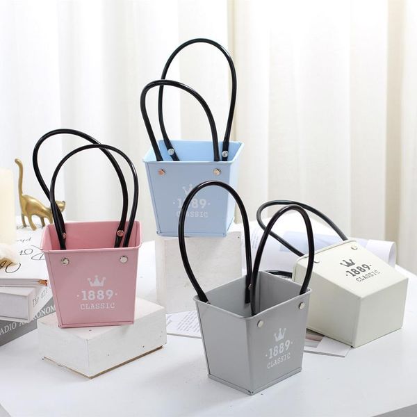 gift wrap flower vase iron pot plant basket with handle home garden office decoration grow box seedling pots for flowers packaging
gift wrap flower vase iron pot plant basket with handle home garden office decoration grow box seedling pots for flowers packaging