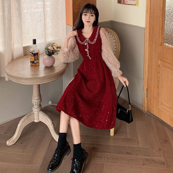 dressed plus size clothes fall and winter new korean style dress bright women's fashion fairy xwct, Black;gray
dressed plus size clothes fall and winter new korean style dress bright women's fashion fairy xwct, Black;gray