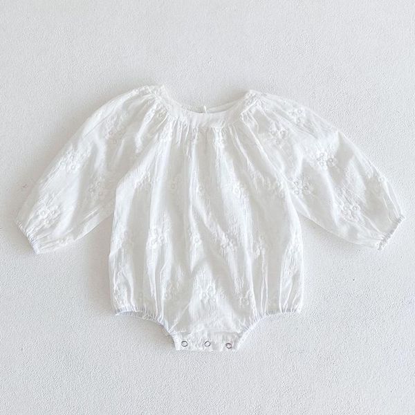 rompers korean style born baby girls jumpsuit floral embroidery cotton long sleeve girl bodysuits spring autumn clothes, Blue
rompers korean style born baby girls jumpsuit floral embroidery cotton long sleeve girl bodysuits spring autumn clothes, Blue