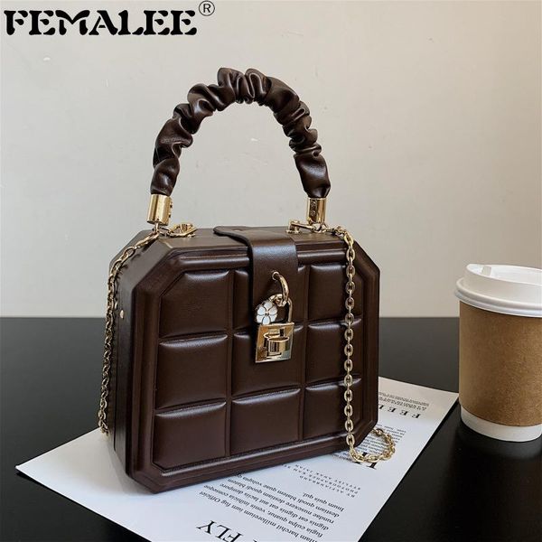shoulder bags luxury chocolate grid square crossbody for women female ruched designer handbags vintage flower lock purses
shoulder bags luxury chocolate grid square crossbody for women female ruched designer handbags vintage flower lock purses