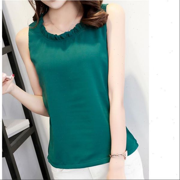 womens spring summer blouse shirt and blouses o neck chiffon blouse female sleeveless shirts for women work new, White
womens spring summer blouse shirt and blouses o neck chiffon blouse female sleeveless shirts for women work new, White