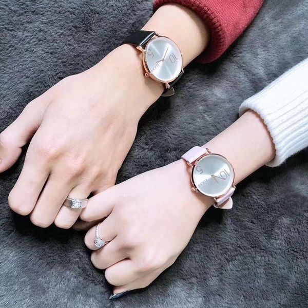 wristwatches fishion leisure women and men watch simple trend quartz watches lucky birthday party gift wristwatch, Slivery;brown
wristwatches fishion leisure women and men watch simple trend quartz watches lucky birthday party gift wristwatch, Slivery;brown