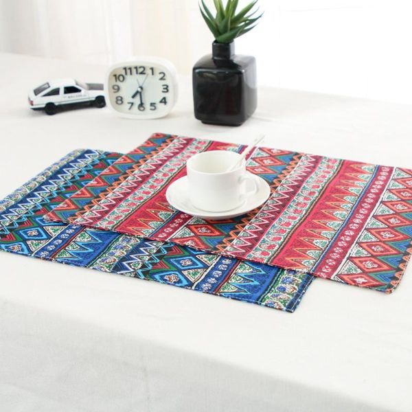 mats & pads 4 pcs/set elegant cotton linen placemat dining table mat cafe anti-slip placemats bowl pad cup coasters decor
mats & pads 4 pcs/set elegant cotton linen placemat dining table mat cafe anti-slip placemats bowl pad cup coasters decor