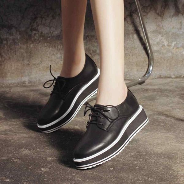 dress shoes blxqpyt plus size 33-50 sneakers women platform lace up patent leather round toe casual increased ladies 005, Black
dress shoes blxqpyt plus size 33-50 sneakers women platform lace up patent leather round toe casual increased ladies 005, Black