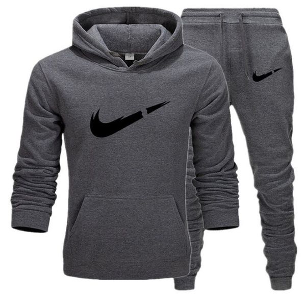 2 piece men set hoodies+pants sets male tracksuit men's women casual fashion slim fit sportswear male cotton sweat shirts clothing, Gray
2 piece men set hoodies+pants sets male tracksuit men's women casual fashion slim fit sportswear male cotton sweat shirts clothing, Gray