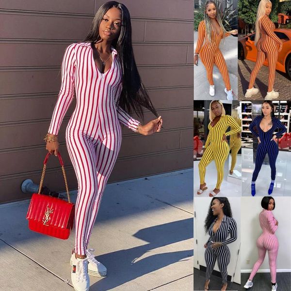 women's jumpsuits & rompers hirigin women striped skinny slim jumpsuit romper summer long sleeve trousers pants club party casual, Black;white
women's jumpsuits & rompers hirigin women striped skinny slim jumpsuit romper summer long sleeve trousers pants club party casual, Black;white