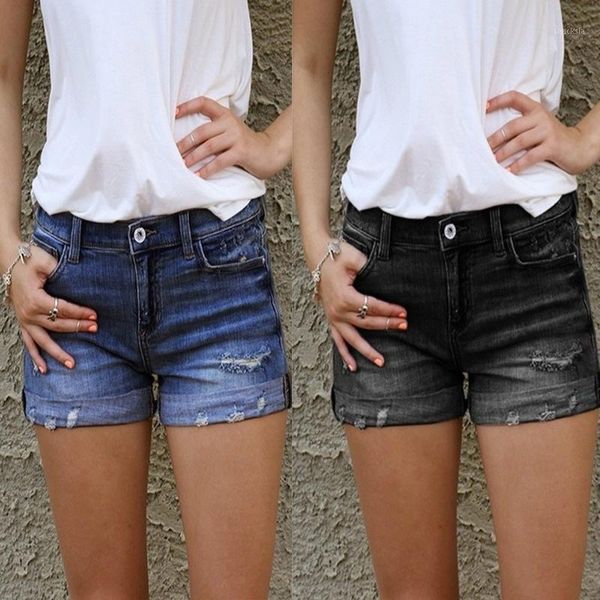 women's shorts vintage jeans with pockets, large, casual, perforated, warm, summer 2021, 2021, White;black
women's shorts vintage jeans with pockets, large, casual, perforated, warm, summer 2021, 2021, White;black