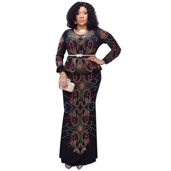 ethnic clothing african dresses for women autumn long sleeve o-neck plus size dress dashiki clothes with belt, Red
ethnic clothing african dresses for women autumn long sleeve o-neck plus size dress dashiki clothes with belt, Red