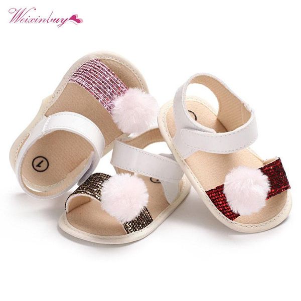 infant girls sequins pu sandals baby girls fur ball sandals newborn baby crib shoes soft sole, Black;red
infant girls sequins pu sandals baby girls fur ball sandals newborn baby crib shoes soft sole, Black;red