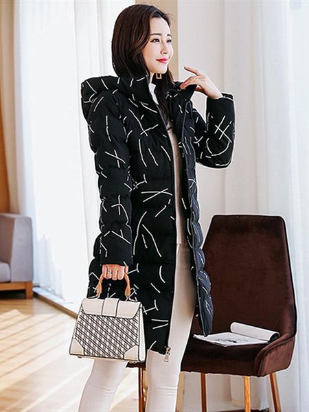 women's trench coats down cotton coat long section 2021 winter loose slim padded print sleeve female hooded jacket, Tan;black
women's trench coats down cotton coat long section 2021 winter loose slim padded print sleeve female hooded jacket, Tan;black