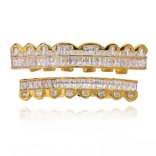 new custom fit gold silver plated hip hop bar zircon teeth grillz & bottom vampire fangs teeth grills caps set, Black
new custom fit gold silver plated hip hop bar zircon teeth grillz & bottom vampire fangs teeth grills caps set, Black