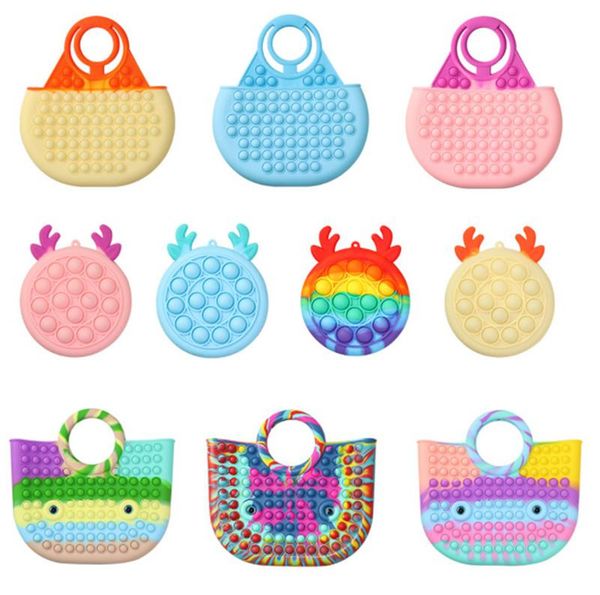 fidget toys large size handbag decompression finger silicone rainbow push bubble fashion handbags party simple dimple relief
fidget toys large size handbag decompression finger silicone rainbow push bubble fashion handbags party simple dimple relief