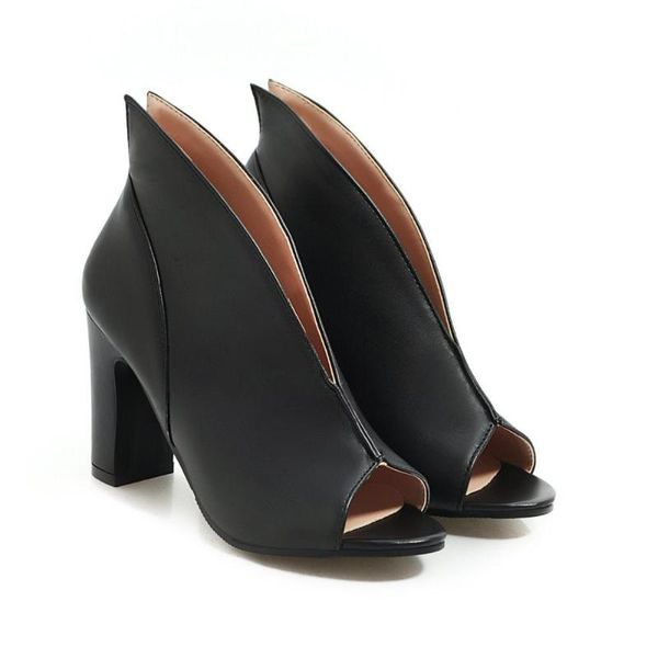 dress shoes chic peep toe pumps women high heels "v" shape cut ladies plus size 43 open for party woman zapatos mujer, Black
dress shoes chic peep toe pumps women high heels "v" shape cut ladies plus size 43 open for party woman zapatos mujer, Black