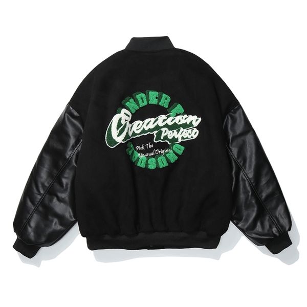 lacible mens hip hop chamois suede thick jackets streetwear baseball jacket coats winter harajuku patchwork bomber jacket 210723, Black;brown
lacible mens hip hop chamois suede thick jackets streetwear baseball jacket coats winter harajuku patchwork bomber jacket 210723, Black;brown