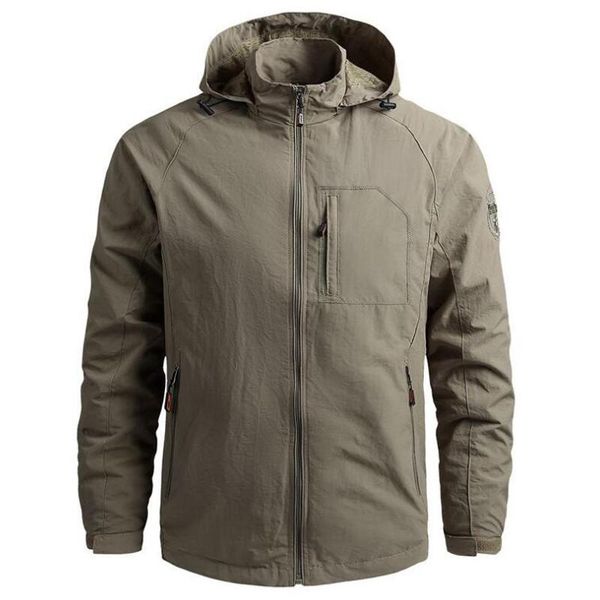 men's jackets windbreaker jacket men autumn thin quick drying sports outwear military jaqueta masculina hooded uv protection coats, Black;brown
men's jackets windbreaker jacket men autumn thin quick drying sports outwear military jaqueta masculina hooded uv protection coats, Black;brown