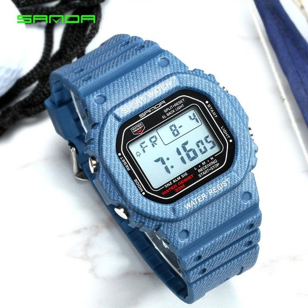 wristwatches fashion sanda sports led electronic digital watch waterproof men lover's wrist watches mens relogio masculino, Slivery;brown
wristwatches fashion sanda sports led electronic digital watch waterproof men lover's wrist watches mens relogio masculino, Slivery;brown