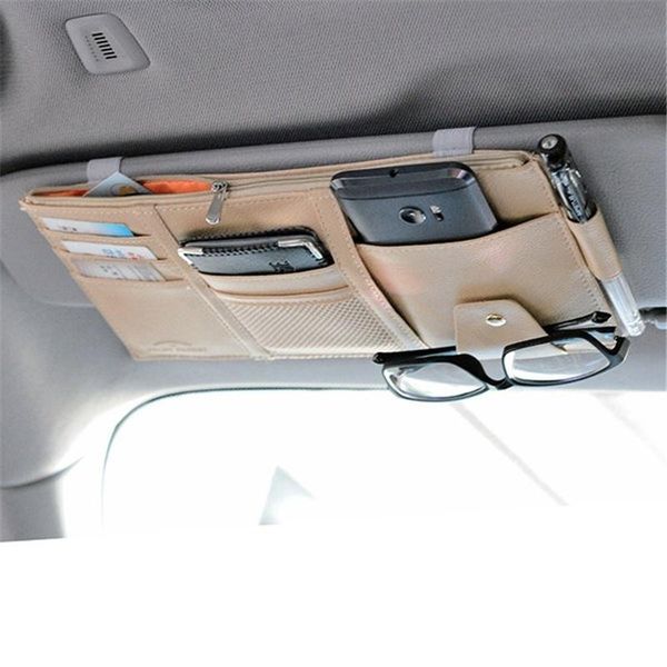 car organizer 2021 multifunctional leather sun visor storage bag cover card license holder glasses folder
car organizer 2021 multifunctional leather sun visor storage bag cover card license holder glasses folder
