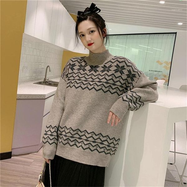 women's sweaters 2021 winter ladies sweater warm women pullovers fashion leisure slim elegant print female, White;black
women's sweaters 2021 winter ladies sweater warm women pullovers fashion leisure slim elegant print female, White;black