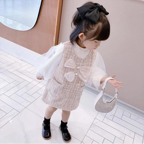 baby girl fashion clothing set mesh sleeved sweaters plaid bow dress,kids girls spring autumn elegant suits children clothes, White
baby girl fashion clothing set mesh sleeved sweaters plaid bow dress,kids girls spring autumn elegant suits children clothes, White