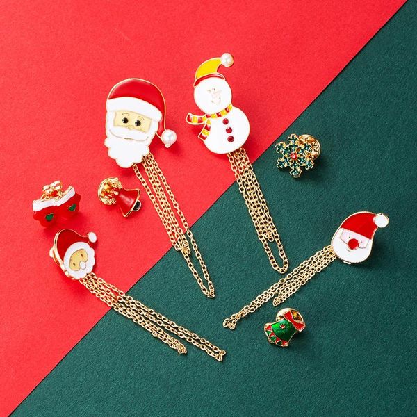 pins, brooches lady pins and brooch christmas series colorful dripping oil santa claus snowman chain broche for women, Gray
pins, brooches lady pins and brooch christmas series colorful dripping oil santa claus snowman chain broche for women, Gray