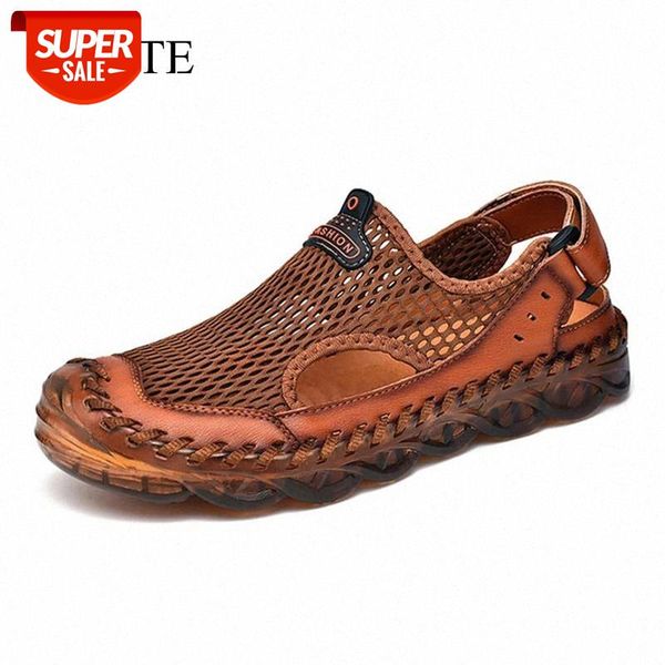 summer men sandals breathable sandalias hombre men mesh with hole cow leather shoes male soft translucent sole men casual shoes #bp4t
summer men sandals breathable sandalias hombre men mesh with hole cow leather shoes male soft translucent sole men casual shoes #bp4t