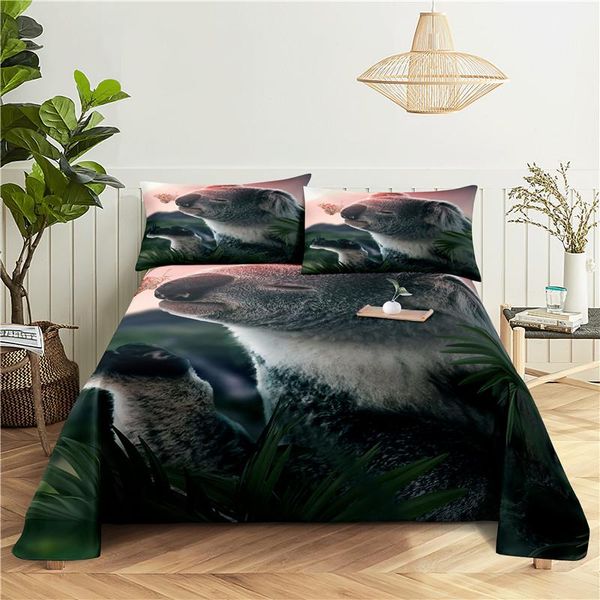 sheets & sets lovely koala bedding sheet home digital printing polyester bed flat with case print
sheets & sets lovely koala bedding sheet home digital printing polyester bed flat with case print