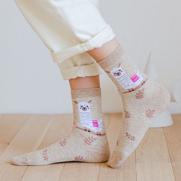 cute orean sheep print funny harajuku creative cactus kawaii cats shoes women trendy cartoon socks, Black;white
cute orean sheep print funny harajuku creative cactus kawaii cats shoes women trendy cartoon socks, Black;white