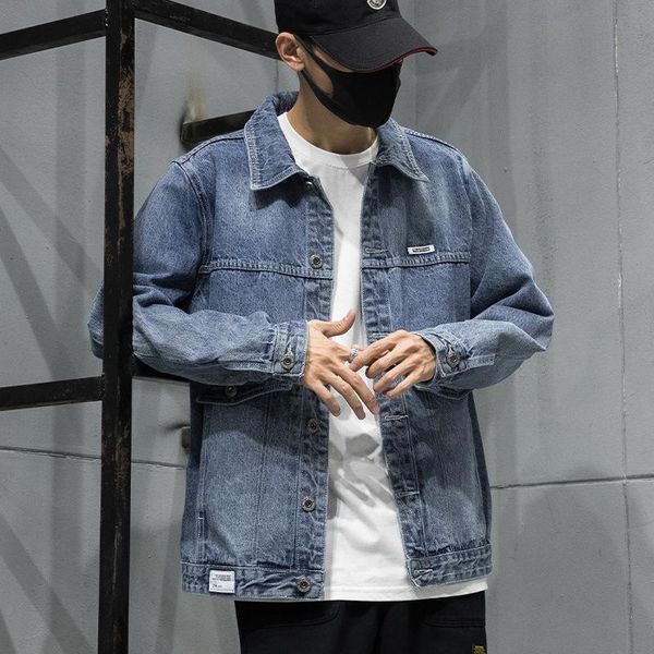 men's jackets spring autumn 2021 fashion steet denim jacket male loose large size 3xl korean youth brand hong kong style handsome, Black;brown
men's jackets spring autumn 2021 fashion steet denim jacket male loose large size 3xl korean youth brand hong kong style handsome, Black;brown
