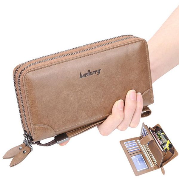 wallets 2021 vintage men clutch crazy horse leather multi-card position boys long wallet card holder double zipper, Red;black
wallets 2021 vintage men clutch crazy horse leather multi-card position boys long wallet card holder double zipper, Red;black