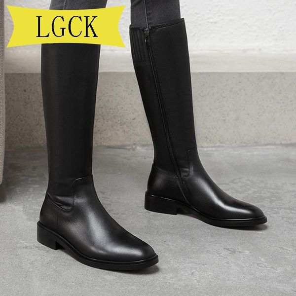 boots big size 34-43 brand genuine leather zipper knee high autumn winter equestrian women fashion shoes female, Black
boots big size 34-43 brand genuine leather zipper knee high autumn winter equestrian women fashion shoes female, Black