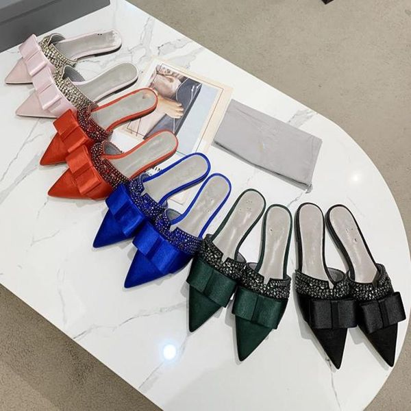 slippers 2021 summer luxury rhinestone pointed toe women bling flat mules crystal beach shoes 5 colours, Black
slippers 2021 summer luxury rhinestone pointed toe women bling flat mules crystal beach shoes 5 colours, Black