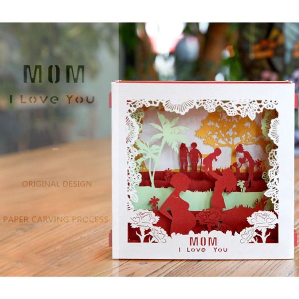 greeting cards mother's day romantic 3d mother and child three-dimensional paper carving handmade gift thank mom festival card
greeting cards mother's day romantic 3d mother and child three-dimensional paper carving handmade gift thank mom festival card