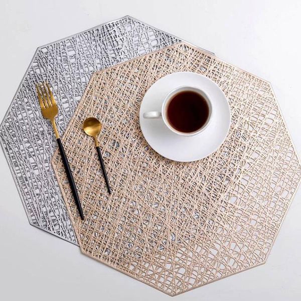 mats & pads pvc placemats cutout hangable mat octagonal hollow non slip dining table home decoration gold placemat
mats & pads pvc placemats cutout hangable mat octagonal hollow non slip dining table home decoration gold placemat