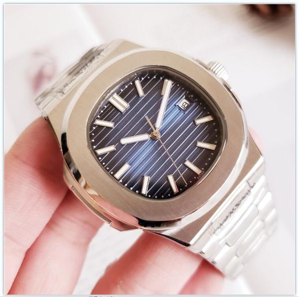 5711 series automatic mechanical movement engraved 40mm luxury watch stainless steel transparent back blue dial mens watches, Slivery;brown
5711 series automatic mechanical movement engraved 40mm luxury watch stainless steel transparent back blue dial mens watches, Slivery;brown