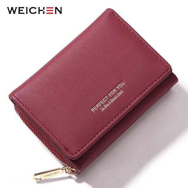 wallets weichen trifold small wallet women soft leather purses female card holder zipper coin pocket ladies slim purse carteras, Red;black
wallets weichen trifold small wallet women soft leather purses female card holder zipper coin pocket ladies slim purse carteras, Red;black