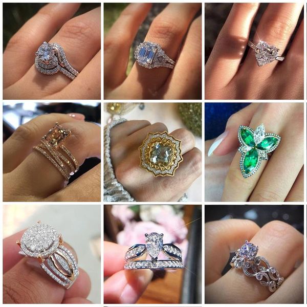 cluster rings fashion shiny bling geometry crystal zircon women luxury promise love engagement wedding statement jewelry z4m144, Golden;silver
cluster rings fashion shiny bling geometry crystal zircon women luxury promise love engagement wedding statement jewelry z4m144, Golden;silver