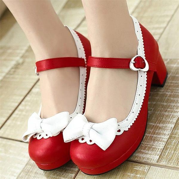 dress shoes nice women lolita high heels sweet bowknot ruffles party wedding bridal princess plus size 34-43, Black
dress shoes nice women lolita high heels sweet bowknot ruffles party wedding bridal princess plus size 34-43, Black