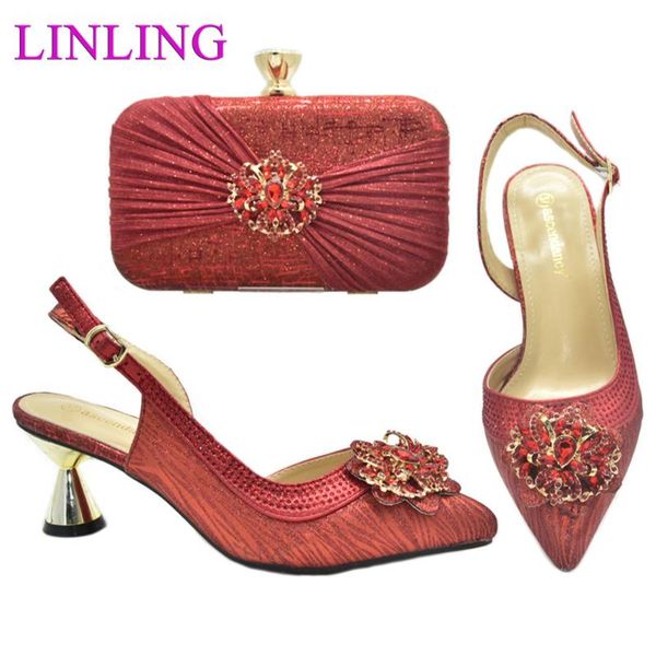 dress shoes arrival red color mid heels italian design nigerian women and bag set decorated with narrow band sweet, Black
dress shoes arrival red color mid heels italian design nigerian women and bag set decorated with narrow band sweet, Black