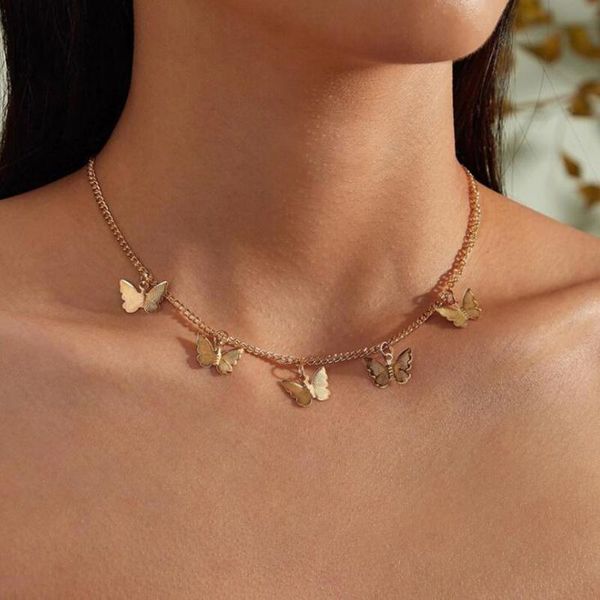chokers butterfly pendant neckalce for women vintage charm gold color initial chain statement collares collier boho beach jewelry gift, Golden;silver
chokers butterfly pendant neckalce for women vintage charm gold color initial chain statement collares collier boho beach jewelry gift, Golden;silver